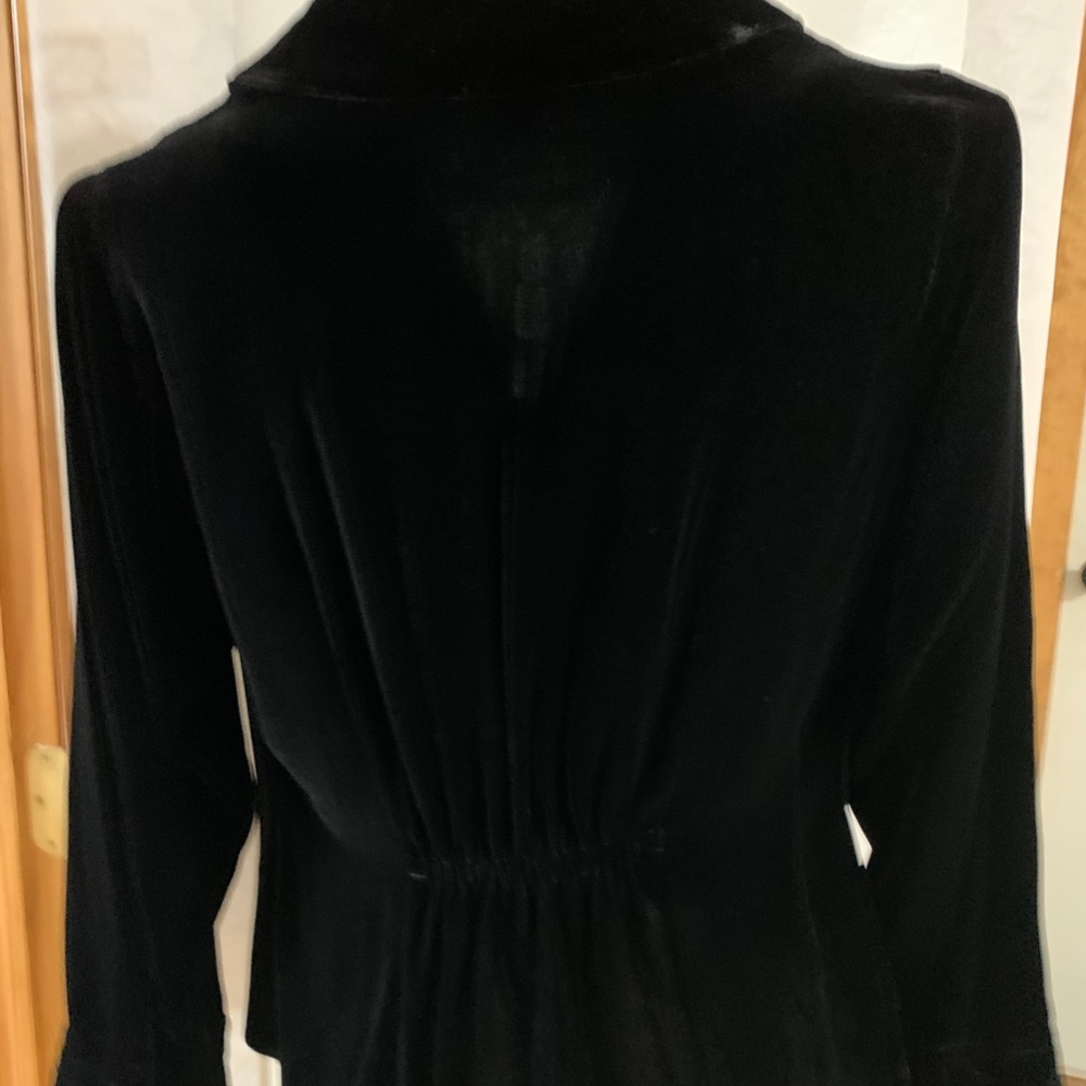 Velvet Jacket with Sleeve detail - Picture 2 of 5